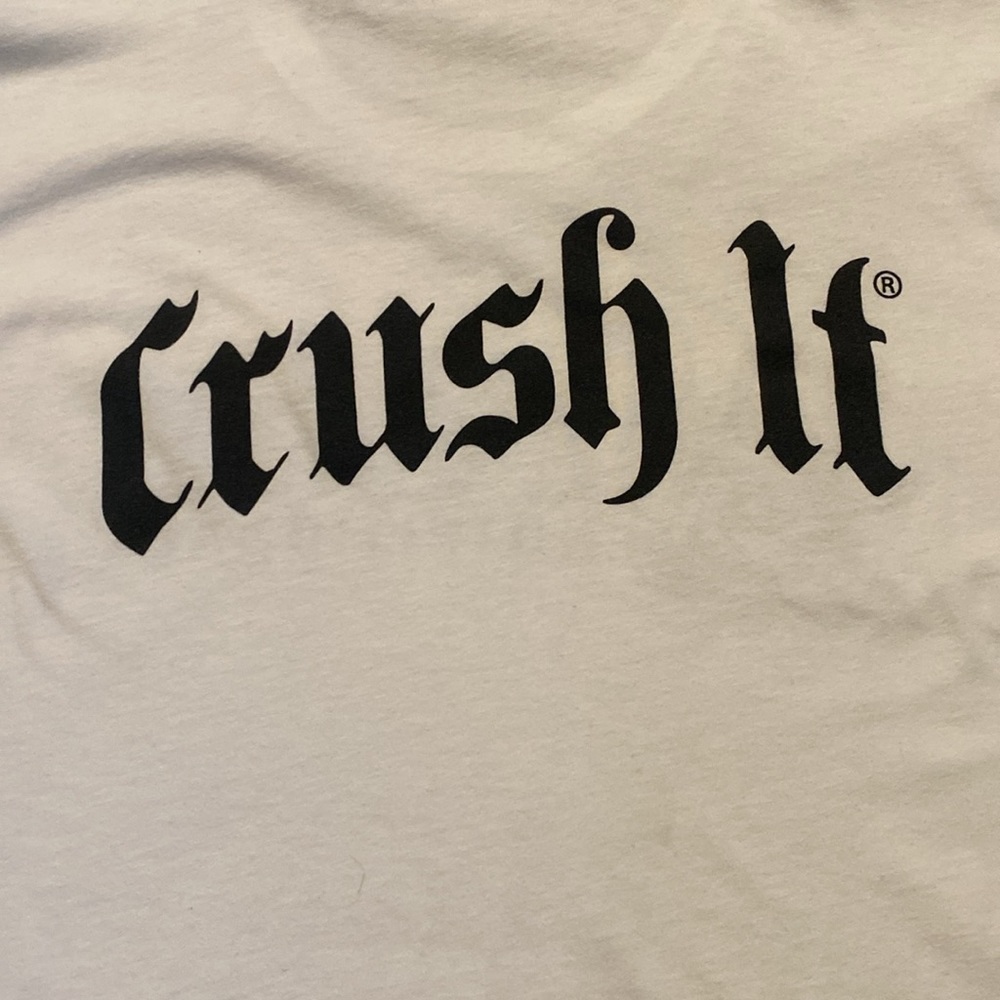 Core Nutritionals White Crush It Tee View 5